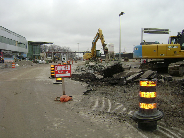 Removal of existing asphalt parking lot